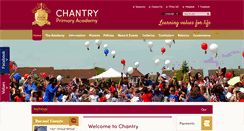 Desktop Screenshot of chantryprimaryacademy.com