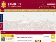 Tablet Screenshot of chantryprimaryacademy.com
